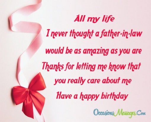 To My Amazing Father In Law Happy Birthday Photo