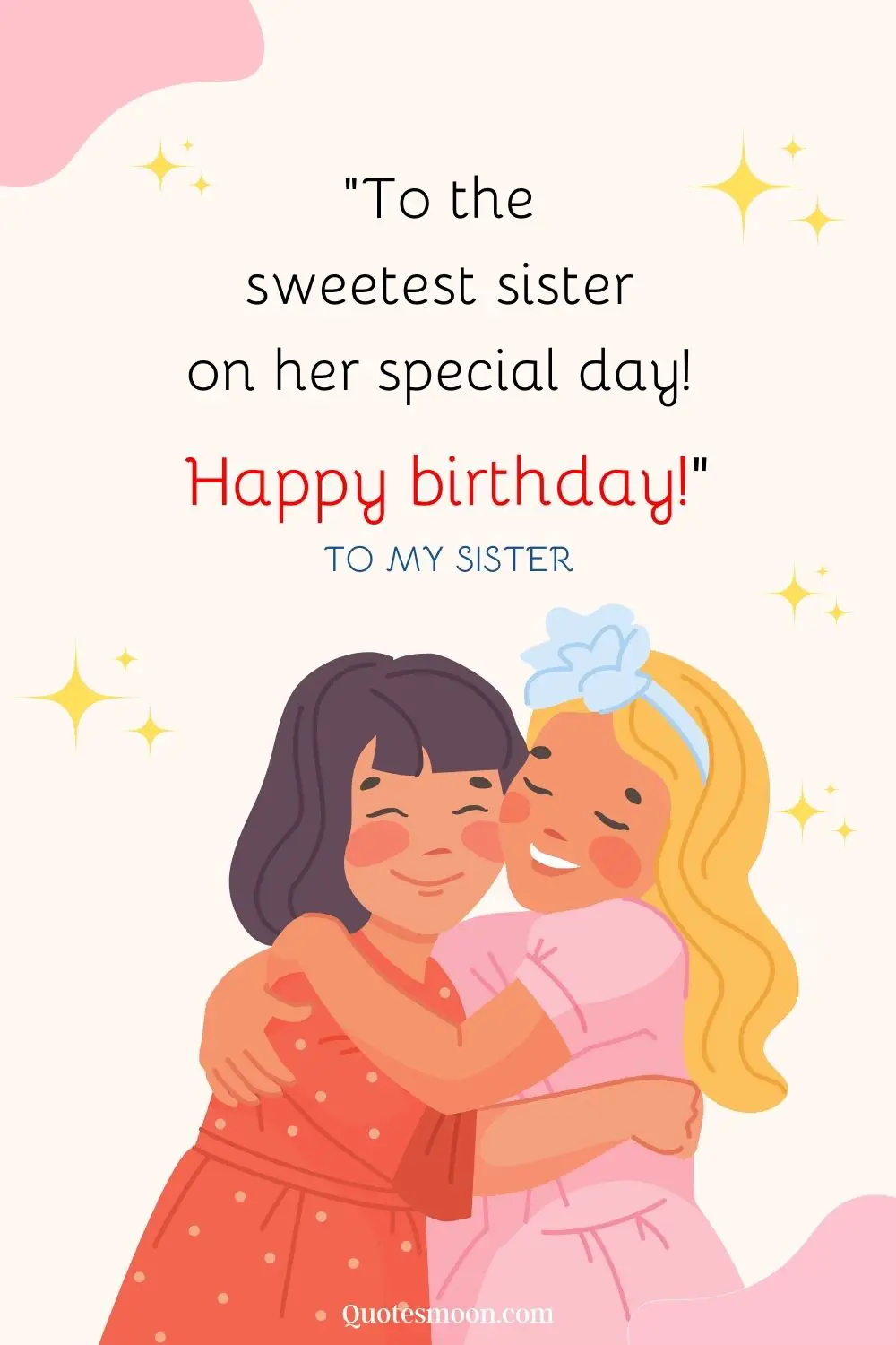 To The Sweetest Sister On Her Special Day Happy Birthday Picture