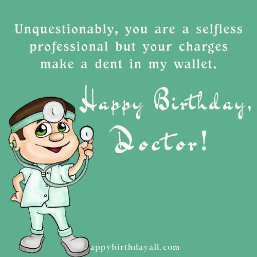 Wish You A Very Happy Birthday Doctor Status