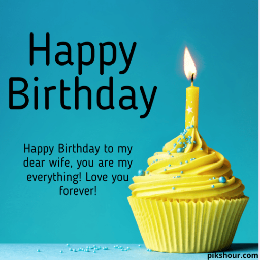 Happy Birthday To My Dear Wife You Are Everything Love You Forever