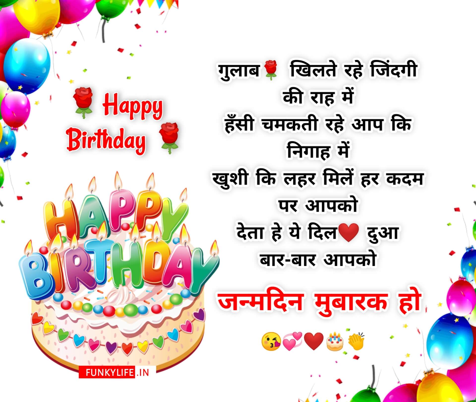 45+ Birthday Wishes In Hindi - Happy Birthday Wishes