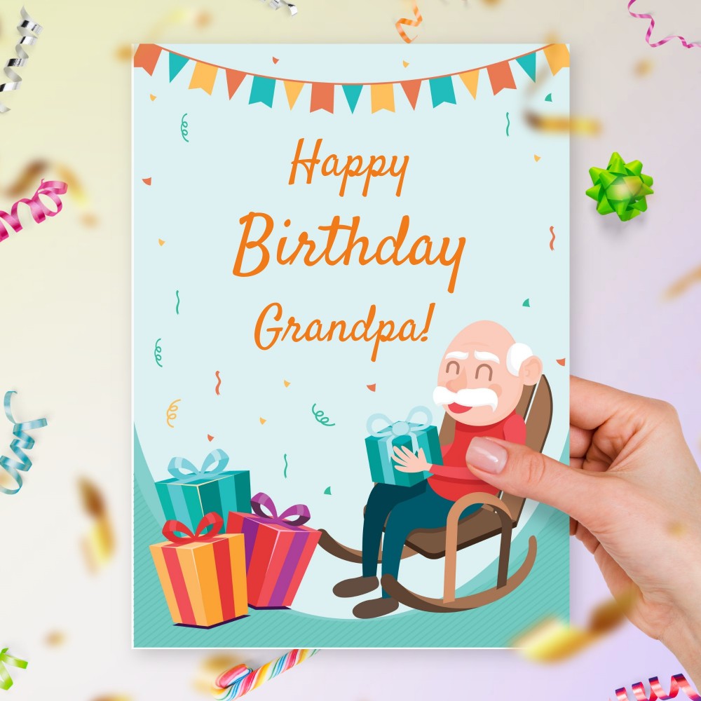 Happy Birthday Grandpa May God Shower His Blessings Upon You