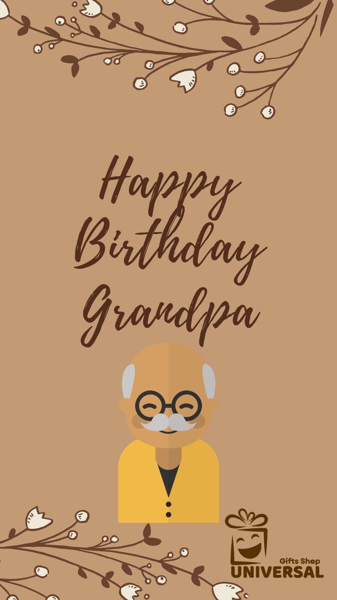 Happy Birthday Grandpa You Are One Of The Best Thing In My Life