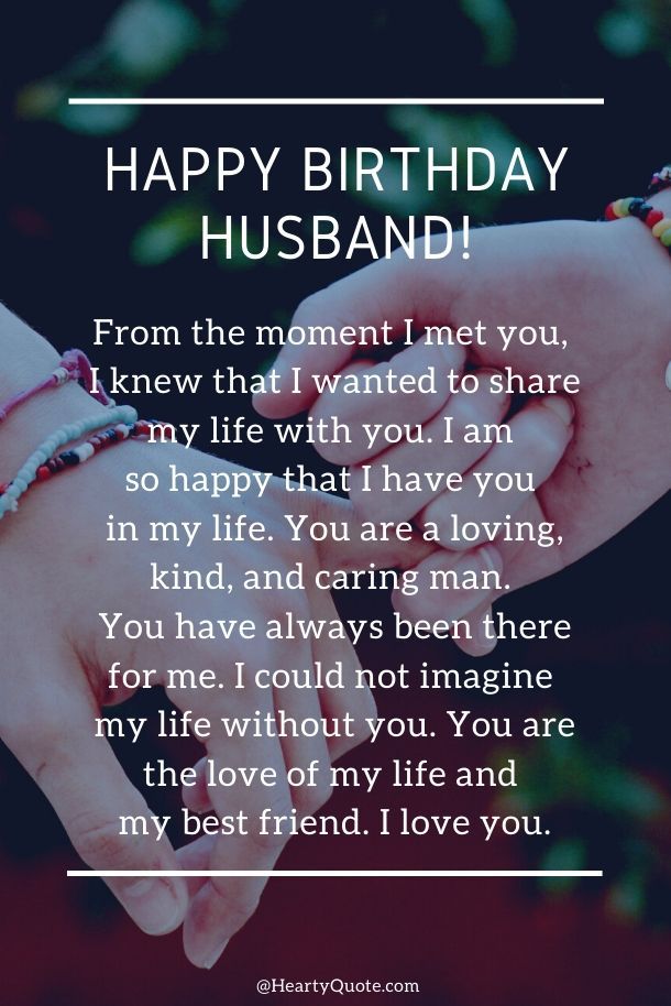 Happy Birthday Husband