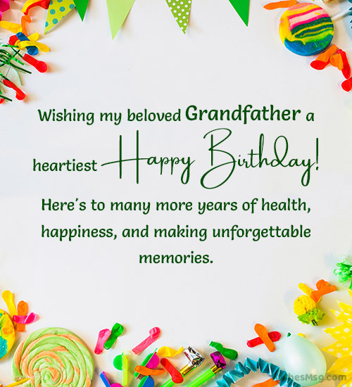 Wishing My Beloved Grandfather A Heartiest Happy Birthday